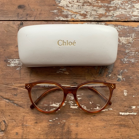 Chloe CE2676 725 Blonde Havana Eyeglasses - Picture 4 of 7